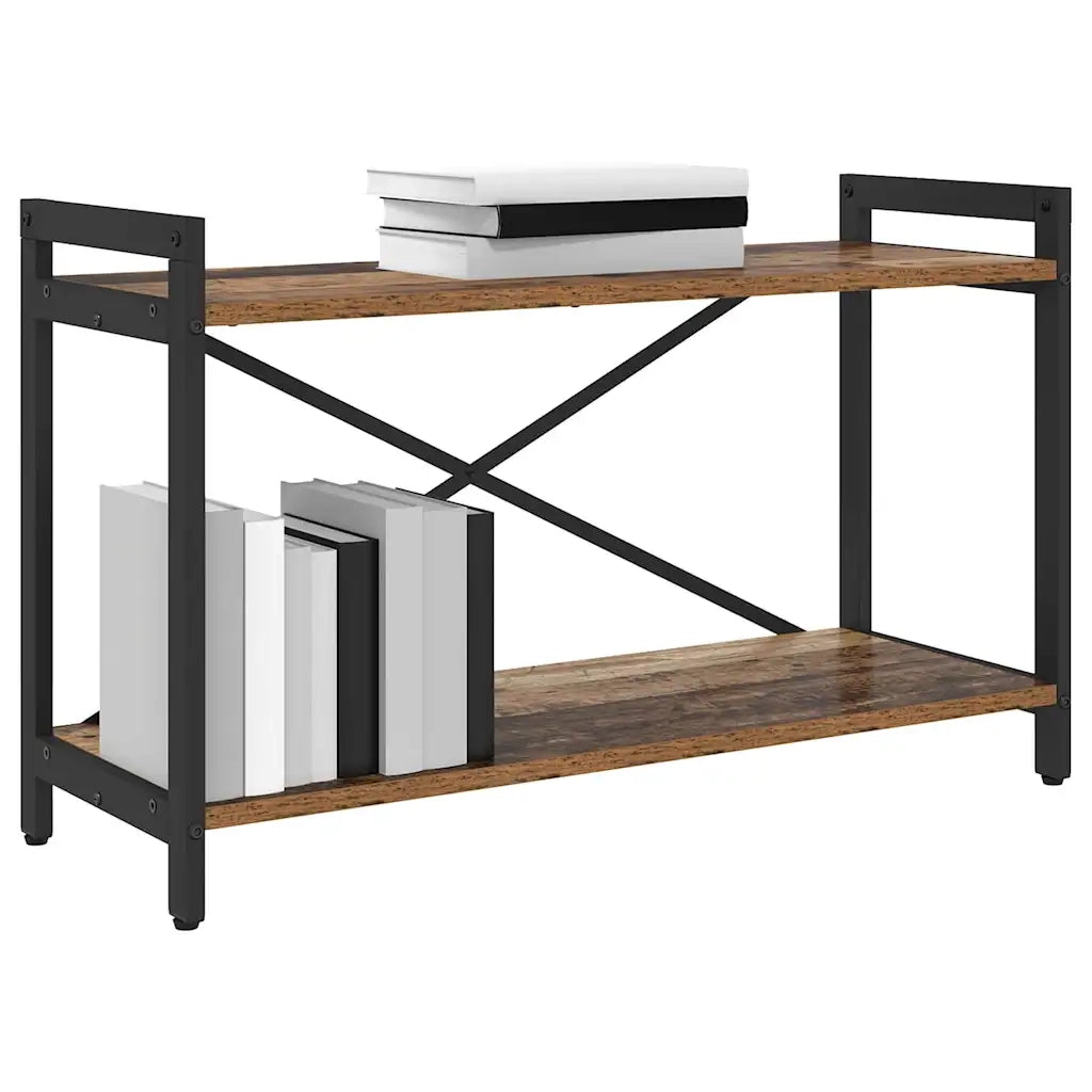 Libreria-Scaffale per Libri-Mobile di Stoccaggio Legno vecchio 40 x 30 x 85 cm Legno multistrato 535607