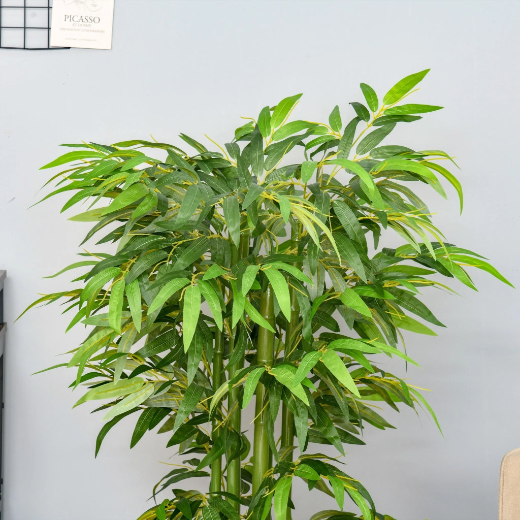 Pianta Artificiale Bamb¨´ in Vaso ¨C zephmum ¨C 140 cm Verde Realistico