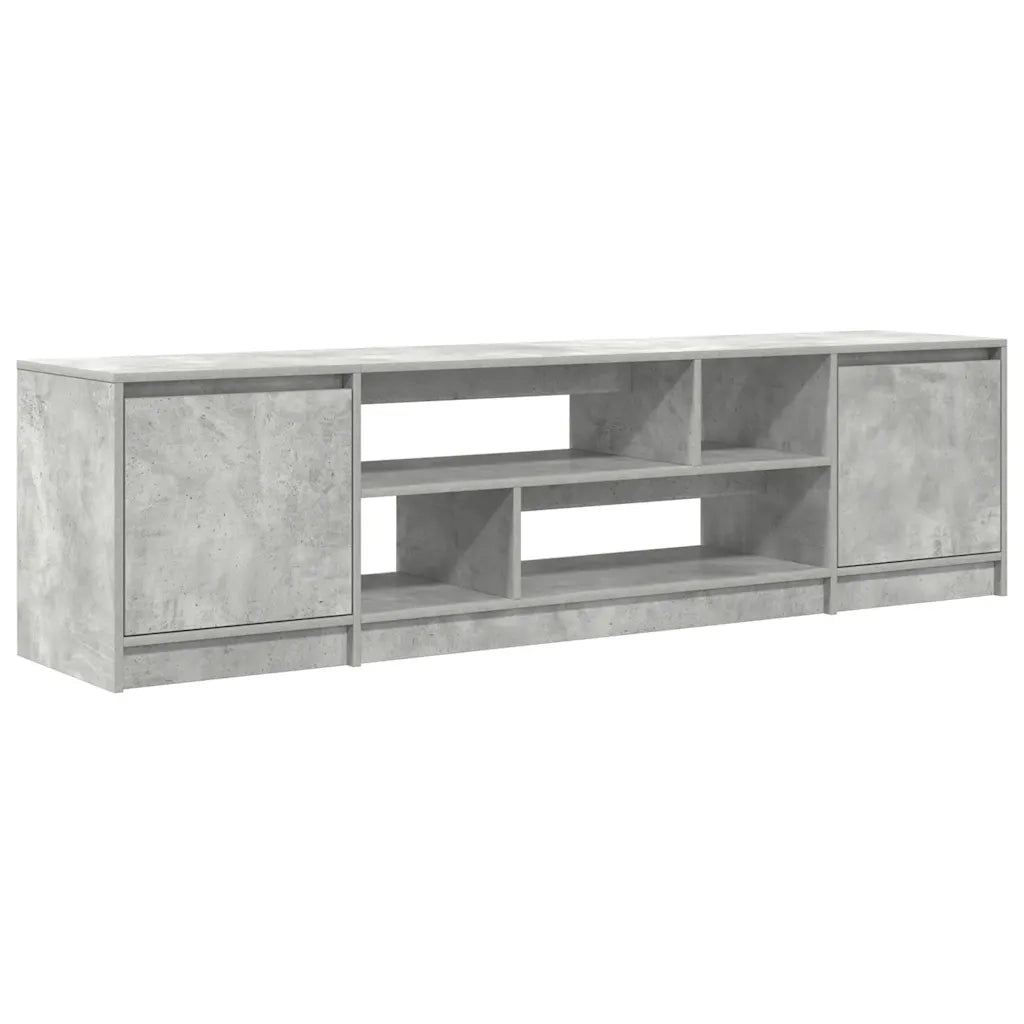 Mobile Porta TV Grigio Cemento 188,5x41x50 cm Legno Multistrato 3328420