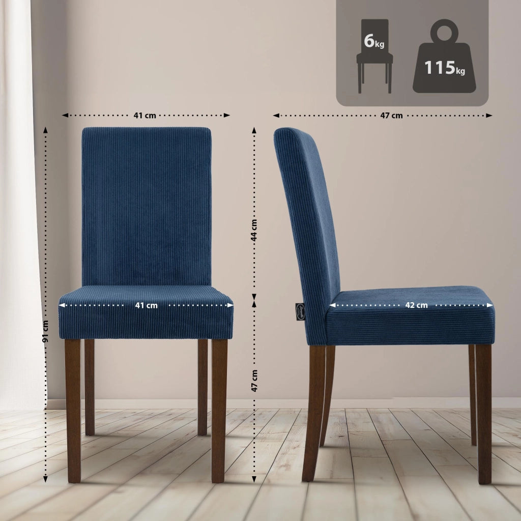 Esszimmerstuhl Ina Cord antik dunkel