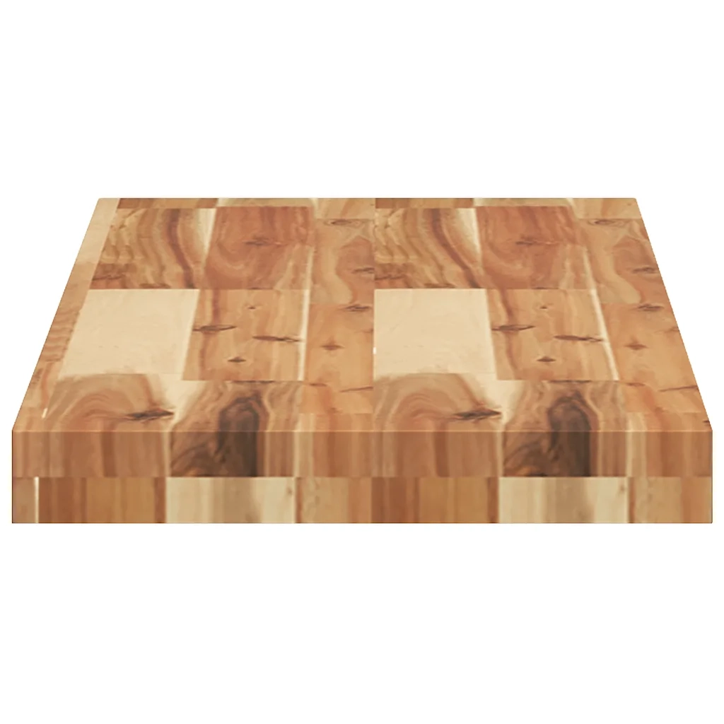 Mensole da Parete 3 pz 100x30x4 cm Legno Acacia Rifinito a Olio