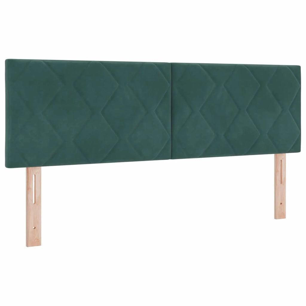 Letto con contenitore LED e materasso Verde Scuro 160 x 200 cm 3459321