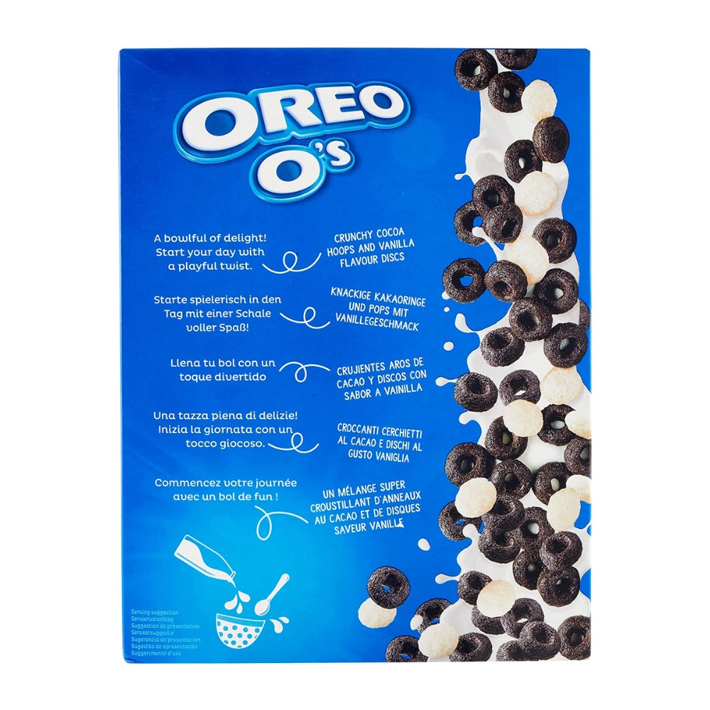 Oreo o's cereali bigusto cacao e vaniglia 12 confezioni da 350 grammi
