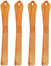 Set di 4 Lusbandi Robusti per Motocicli e Quad - 2,5 x 40 cm - Capacità di Carico 800 kg