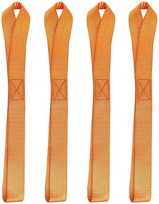 Set di 4 Lusbandi Robusti per Motocicli e Quad - 2,5 x 40 cm - Capacità di Carico 800 kg