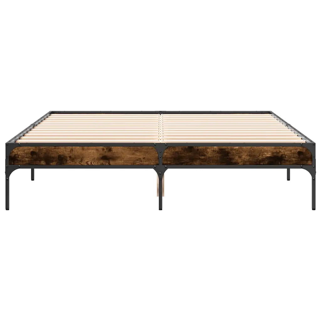 Giroletto Rovere Fumo 135x190 cm in Legno Multistrato Metallo 845043