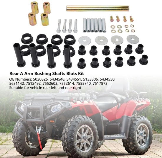 Kit di sostituzione per A-arm per ATV Polaris - A-arm Bussen - Schachten - 60 pezzi - Acciaio inossidabile