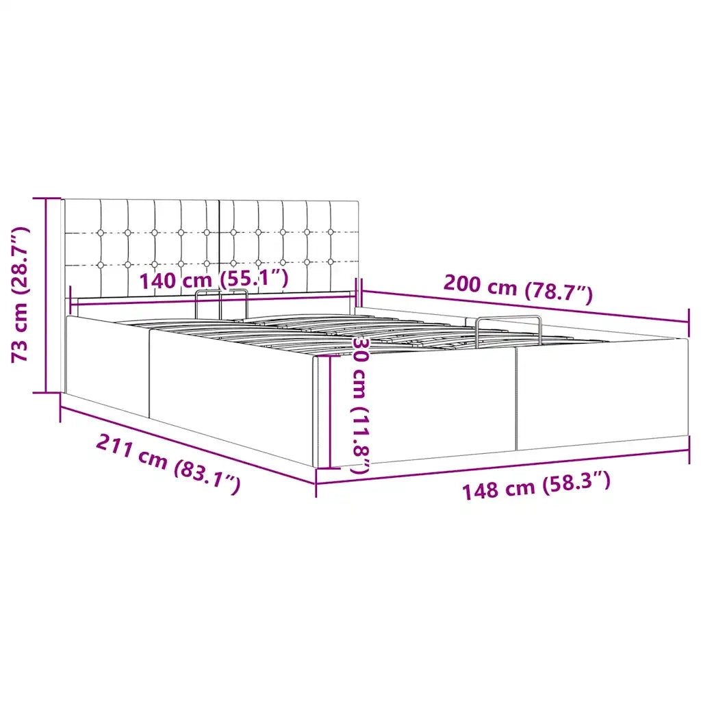 Giroletto Idraulico Contenitore Grigio Chiaro Tessuto 140x200cm  cod mxl 48732