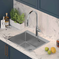 Lavello In Acciaio Russel 110 Brush Nickel