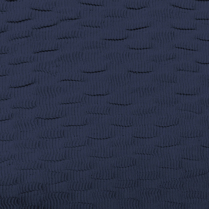 Copripoltrona Reclinabile Elasticizzato Taglia Unica con Tasca Laterale Blu Scuro