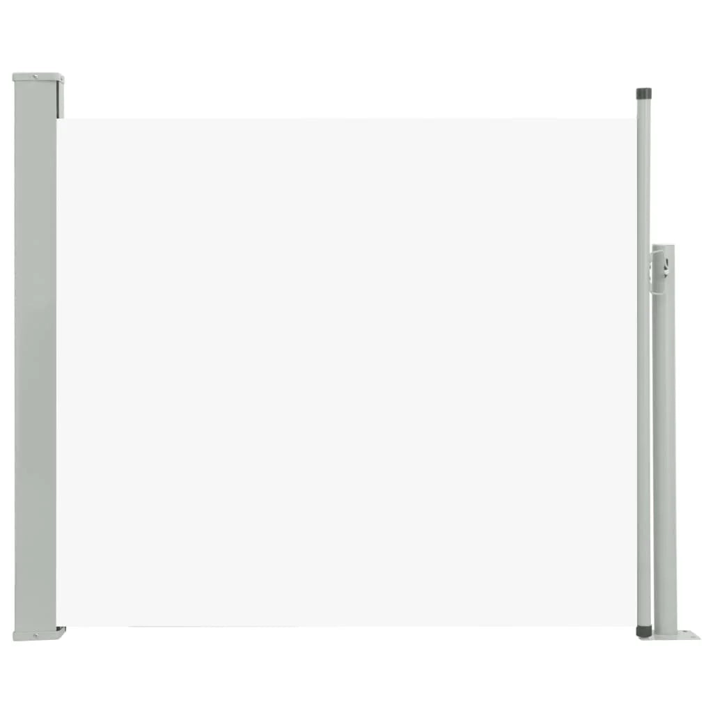Tenda da sole laterale retrattile/schermo privacy per patio giardino terrazza balcone 100 x 300 cm crema 02_0007182