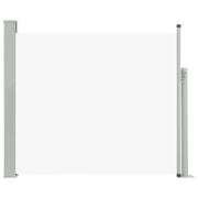 Tenda da sole laterale retrattile/schermo privacy per patio giardino terrazza balcone 100 x 300 cm crema 02_0007182