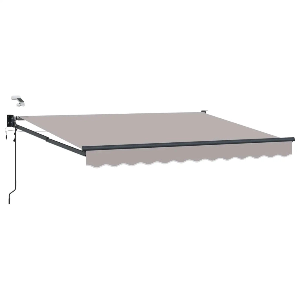 Tettuccio Elettrico Retrattile Grigio chiaro 3,5 x 2 m