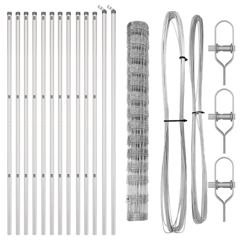 Recinzione  1.4x25 m Acciaio Galvanizzato