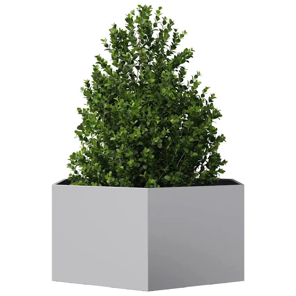 Fioriera da Giardino Esagono 104x90x45 cm in Acciaio Zincato 851134