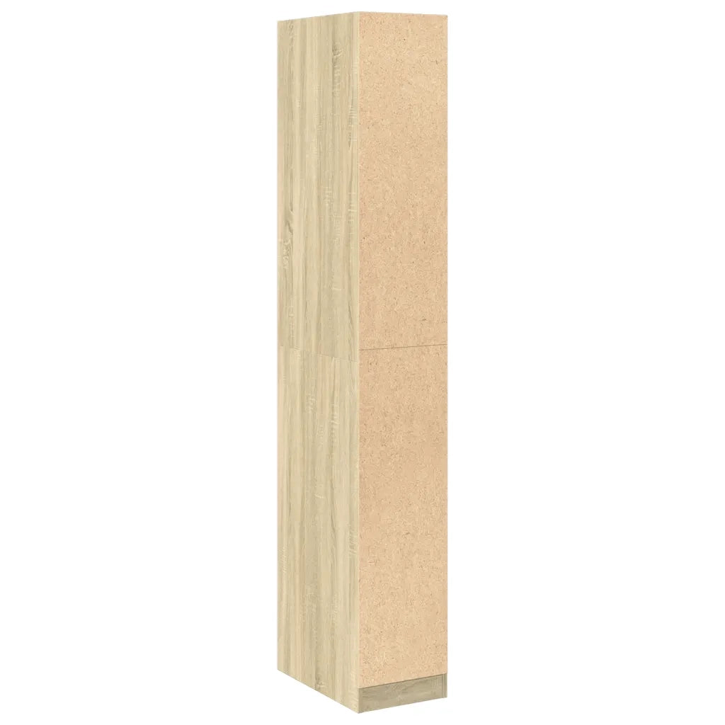 Armadio Rovere Sonoma 30x50x200 cm in Legno Multistrato 3307686