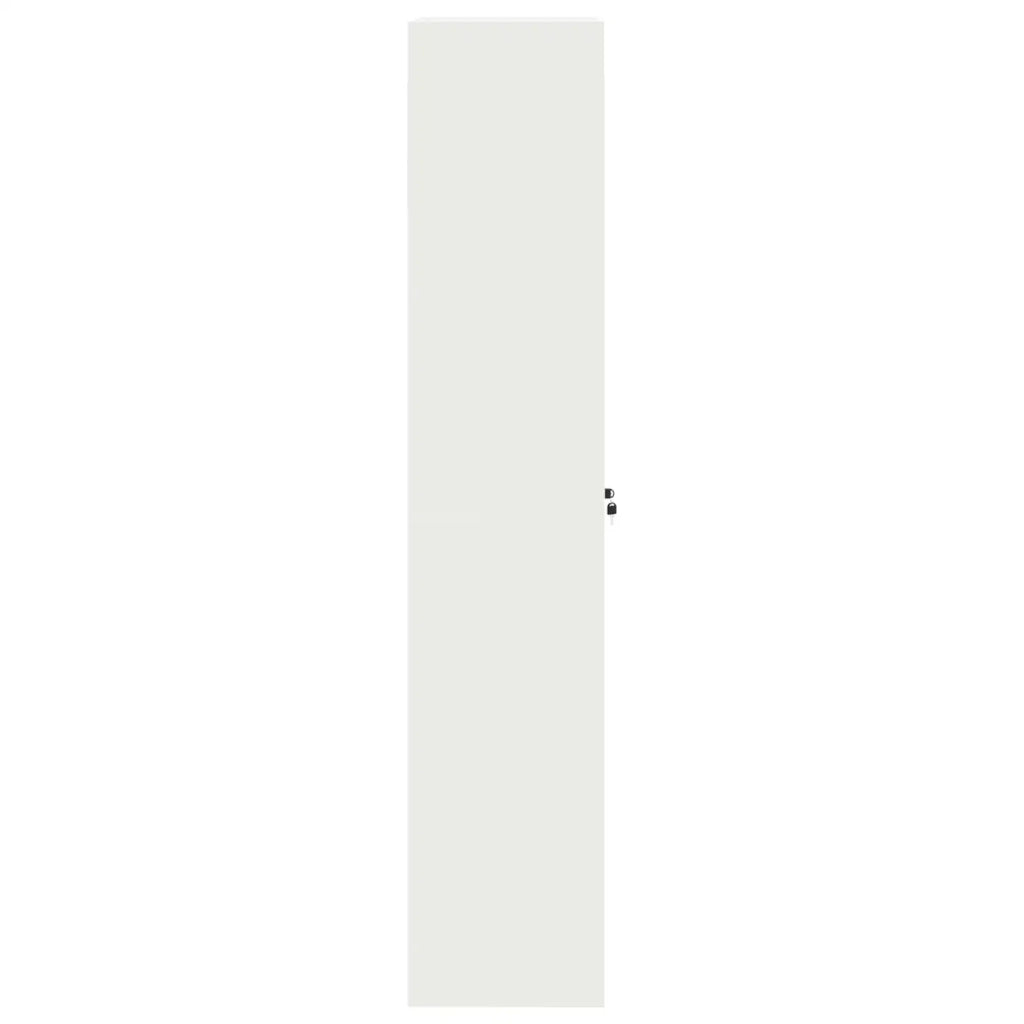 Armadio Bianco 80 x 40 x 200 cm Acciaio