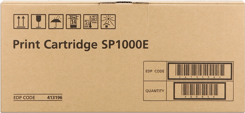 ORIGINAL Ricoh toner nero 413196 SP1000E ~4000 Seiten