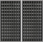 Grillrooster Infraroto a Raggi Infrarossi 432 cm per Griglia a Gas - Porcellana Acciaio - Ricambi di Ricambio idonei per Charbroil TRU infraroto 2 Fiamme - Adatto per i modelli 463633316, 463672016, 463672416