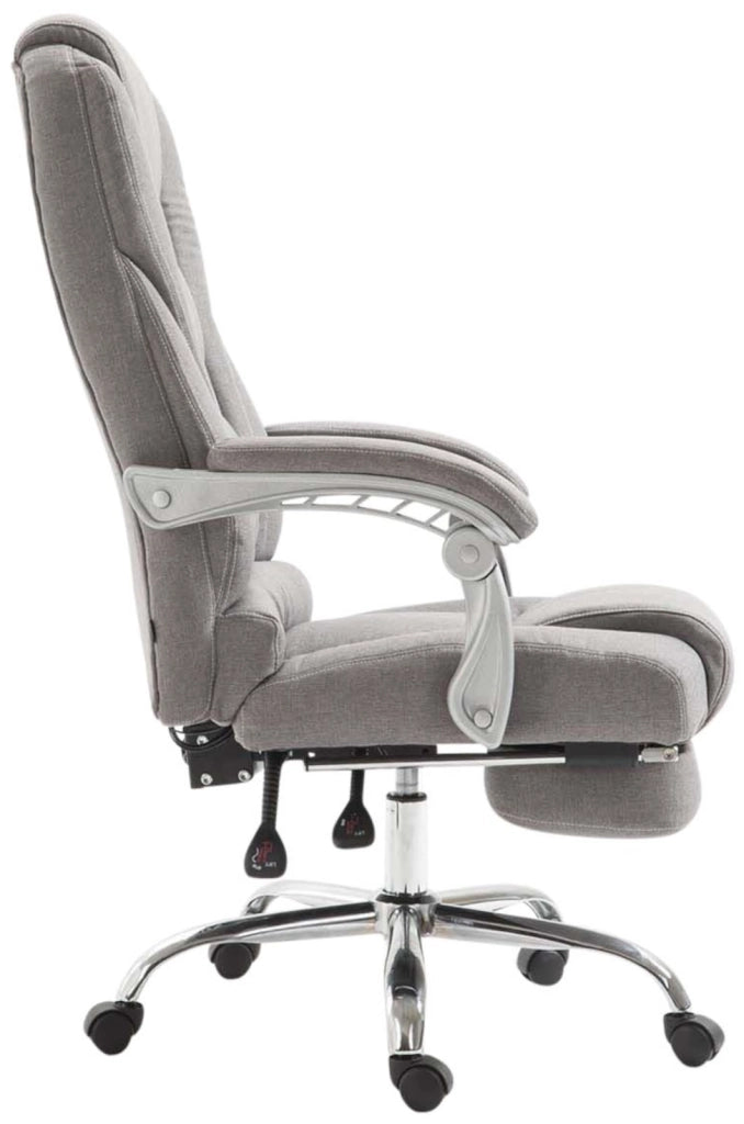 Sedia da ufficio Pacific in tessuto grigio