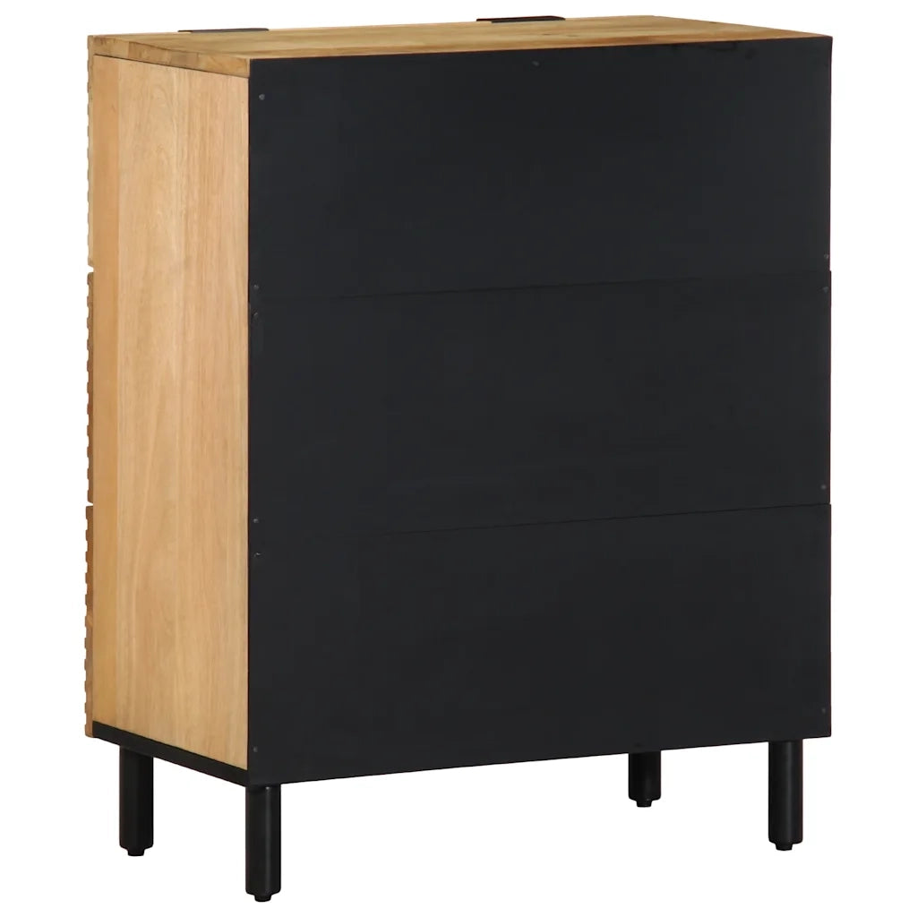Credenza Marrone 60x33x75 cm in Legno Massello di Mango 4017723