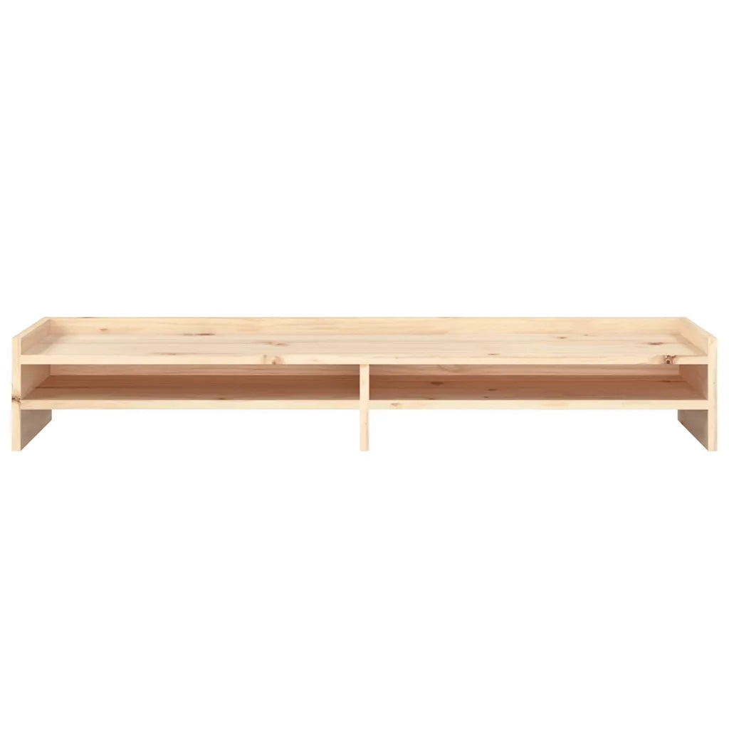 Supporto per Monitor 100x24x16 cm in Legno Massello di Pino 813989