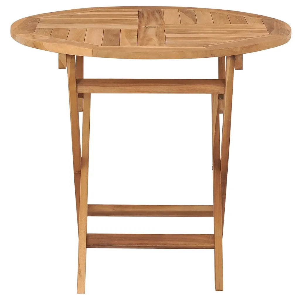 Set da Pranzo da Giardino 5 pz in Legno Massello di Teak 3059580