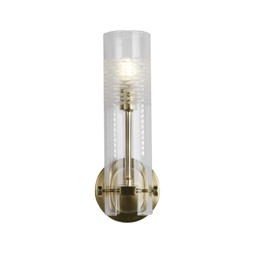 Applique Contemporanea Scope Acciaio Adjustable Vetro 1 Luce G9