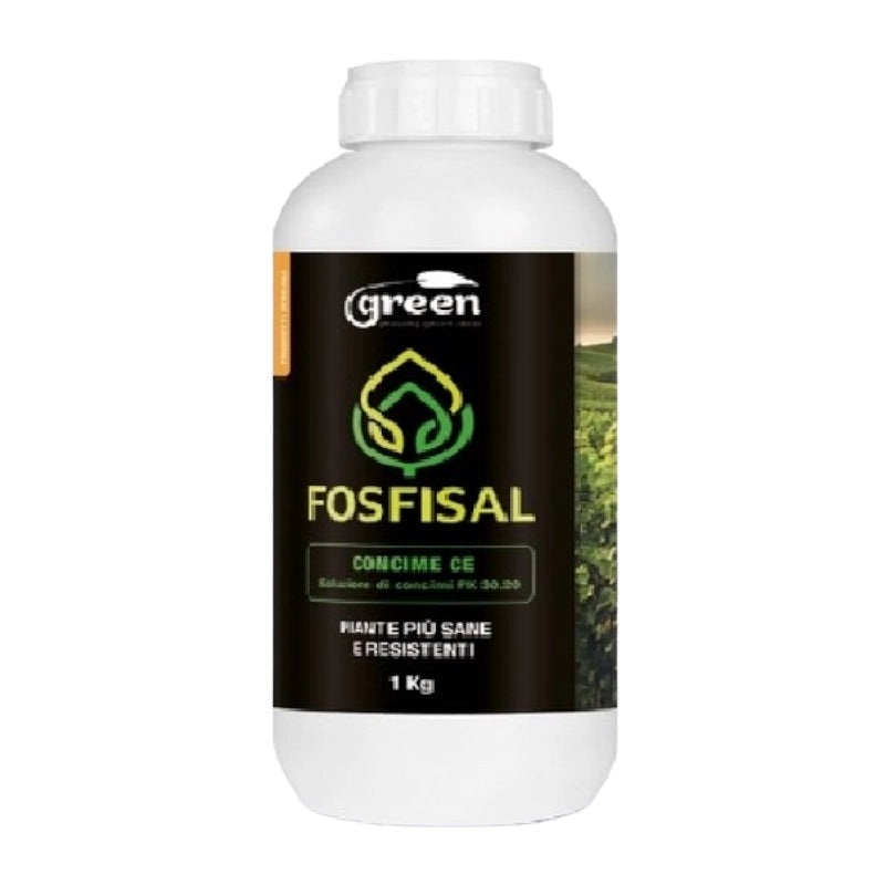 CONCIME LIQUIDO INDUTTORE DI RESISTENZA protezione piante FOSFISAL 1 KG GREEN
