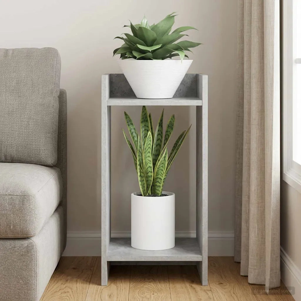 Supporto per piante | Sostegno per piante Grigio Cemento 30 x 30 x 60 cm