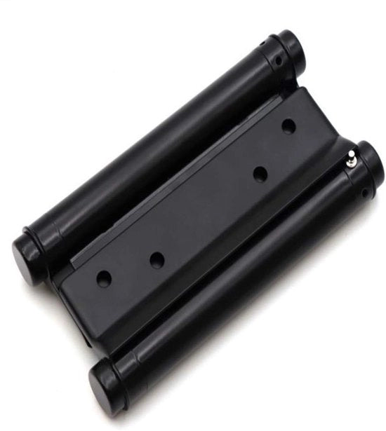 Pannelli di chiusura in acciaio inossidabile nero, doppio azionamento, 4 pezzi (2 paia) 10 cm