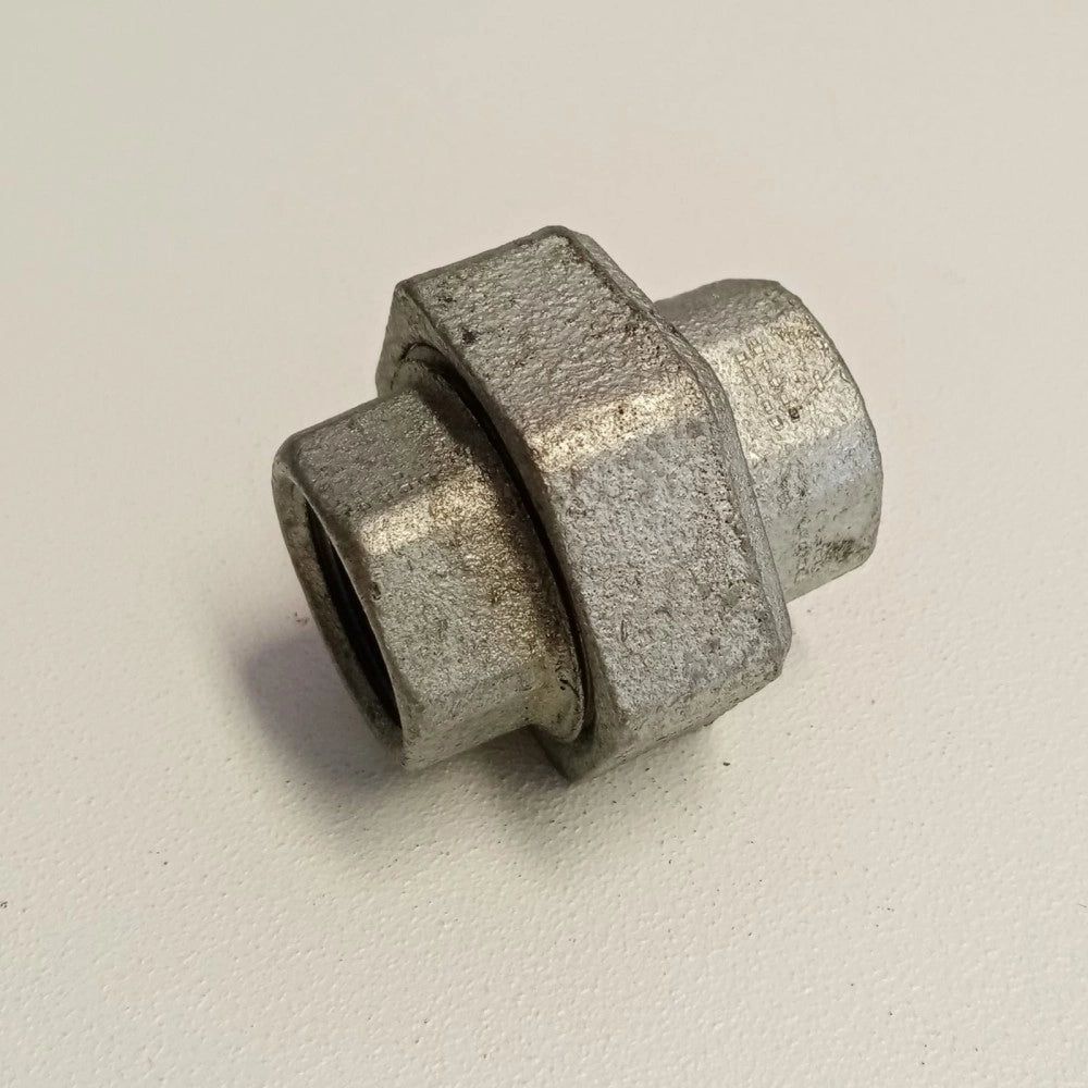 Raccordo ff 1/2'' bocchettone conico a 3 pezzi di ghisa zincata malleabile