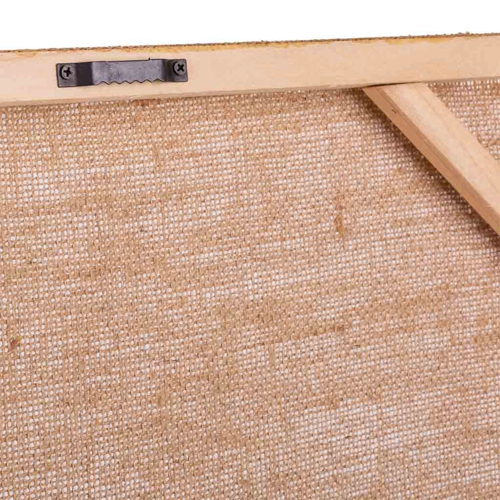 Cornice in legno e tessuto stampato