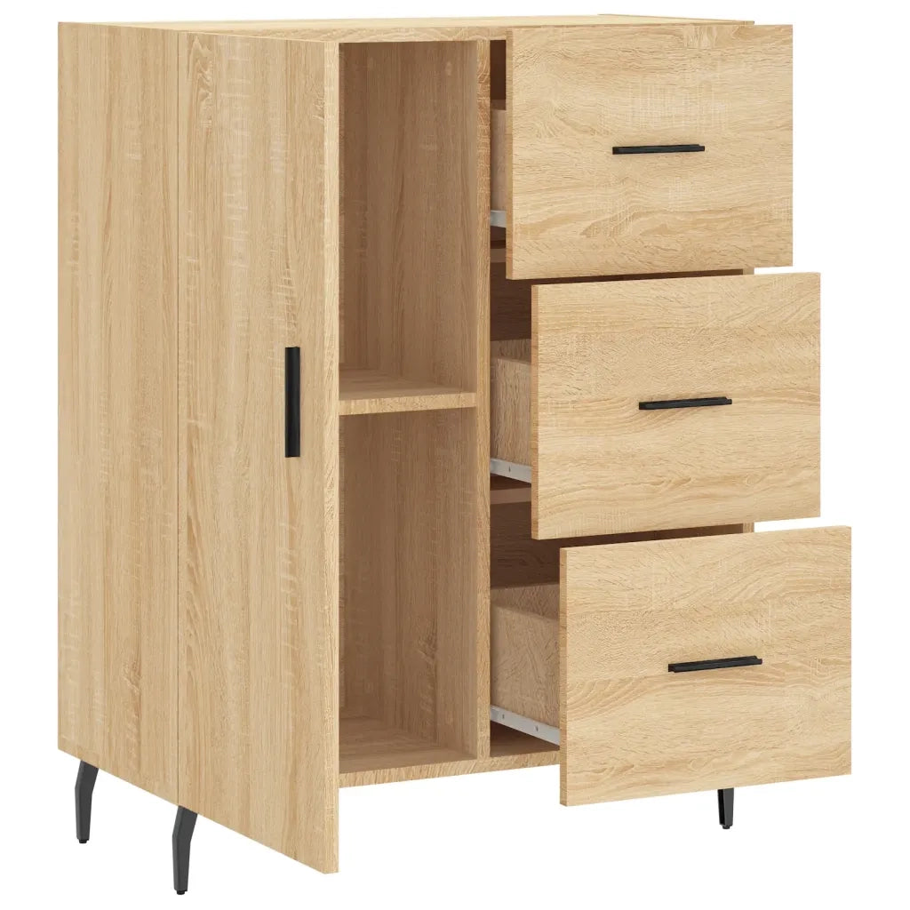 Credenza Rovere Sonoma 69,5x34x90 cm in Legno Multistrato 827935