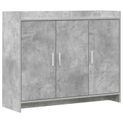 Credenza Grigio Cemento 98,5 x 33 x 80 cm Legno ingegnerizzato 8011126