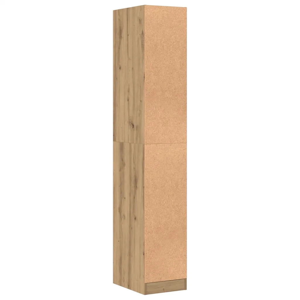 Armadietto da Farmacia Rovere 30x41x174,5 cm in Truciolato 3309635