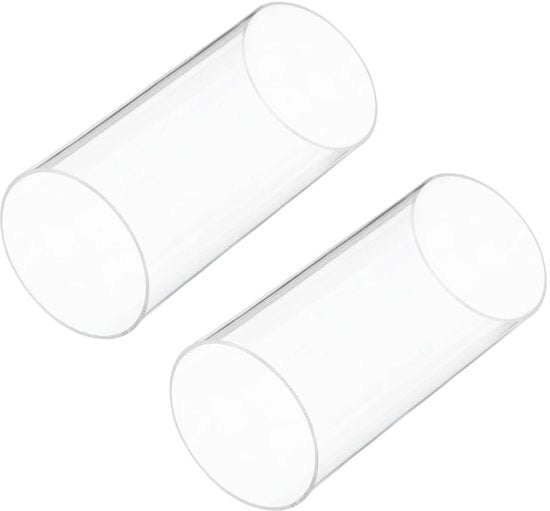 Tubo Plastico 6 Pollici - Tubo Acrilico Vetrato - Tubo Policarbonato Ronde - Per Sanitari/Ibridi/Aquari - 2 Pezzi - Alta Transparenza