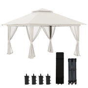 Gazebo pieghevole ¨C zephmum ¨C cremewei? 4x4x3 m