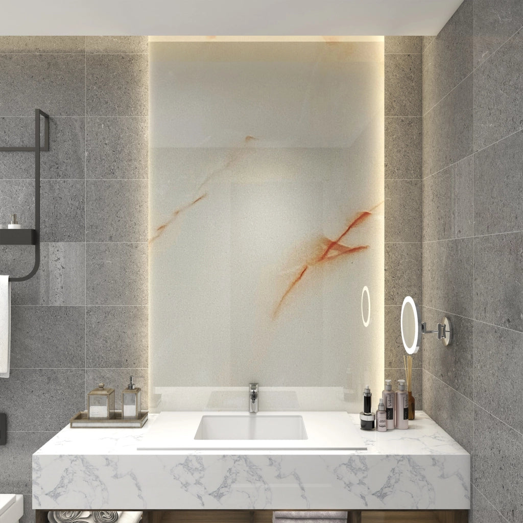 Set Bladel di 16 Pannelli Decorativi in PVC per Parete - Effetto Marmo Jade Marble [neu.haus]