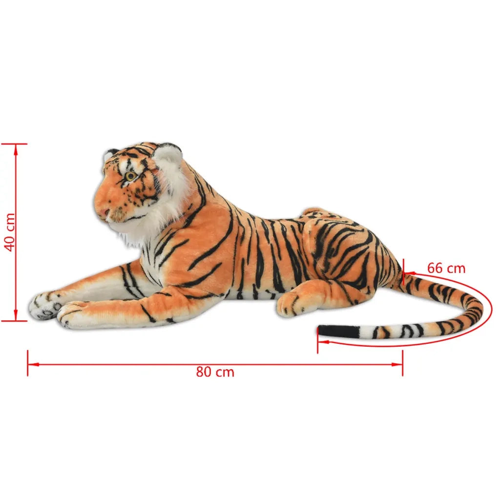 Giocattolo in Peluche Tigre Marrone XXL CFW6664838