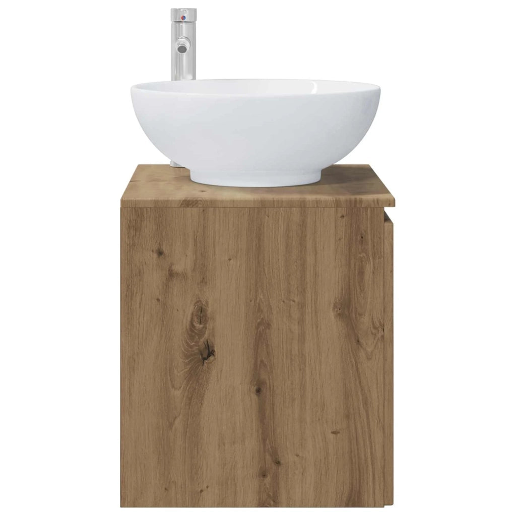 Mobile Lavabo da Parete Rovere Artigianale 49,5 x 44,5 x 65 cm