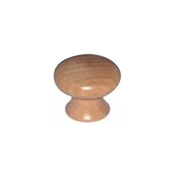 Pomolo in legno - Ø 27 mm. - noce chiaro