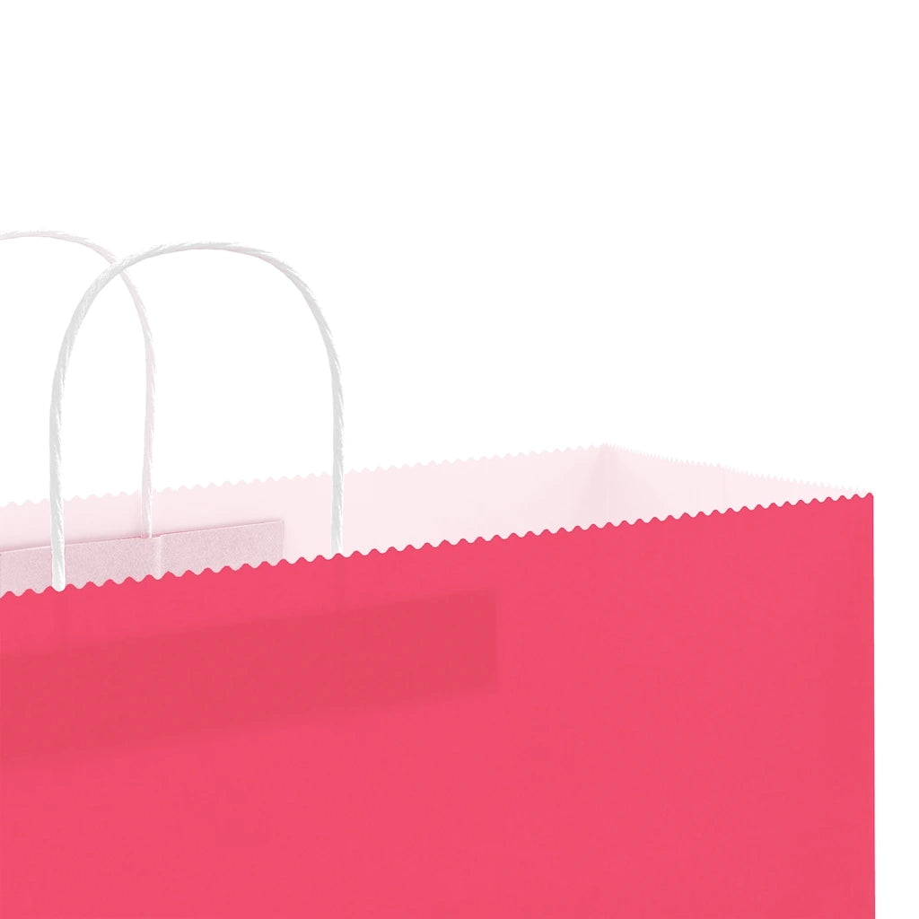 Sacchetti di Carta 50 pz con Manici Rosa 54x15x49 cm