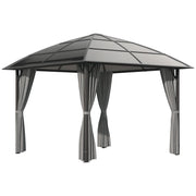 Tonnelle da giardino in alluminio ¨C zephmum ¨C grigio antracite 3x3 m