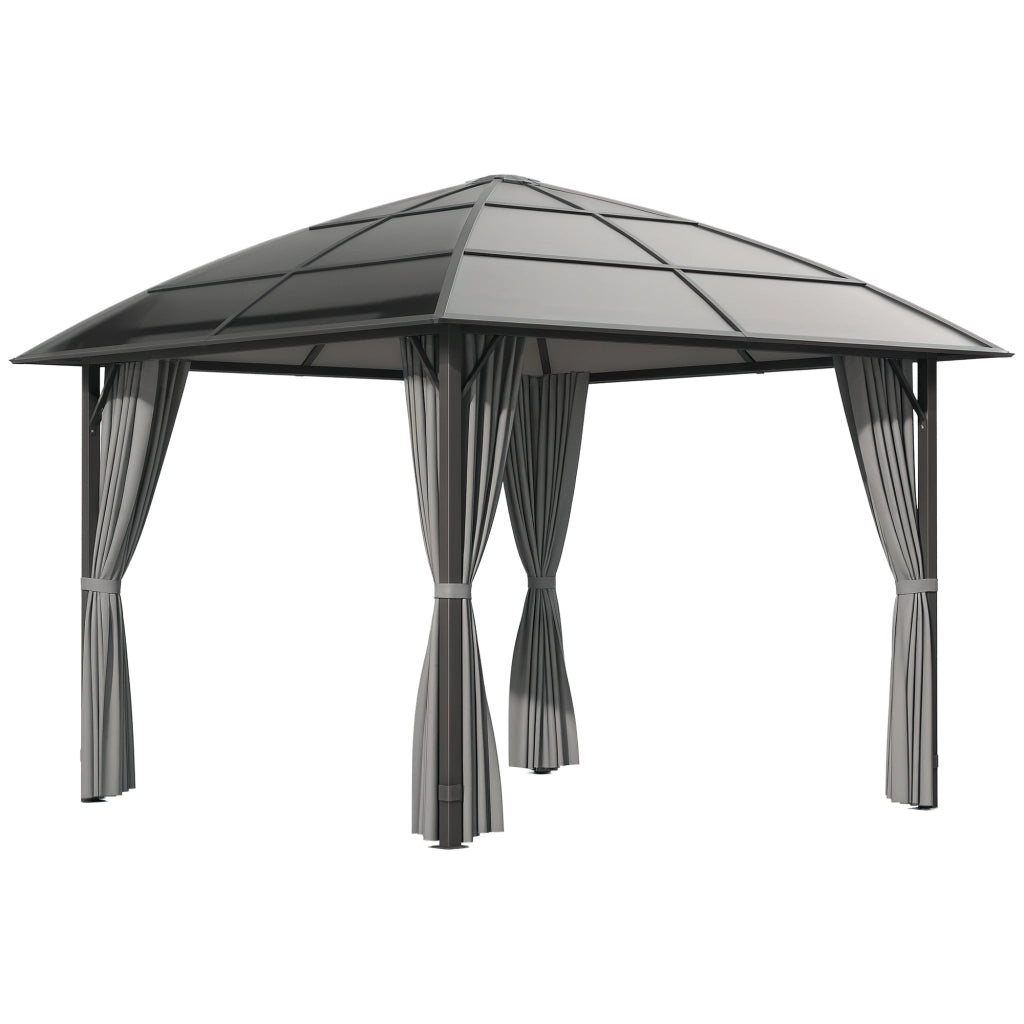 Tonnelle da giardino in alluminio ¨C zephmum ¨C grigio antracite 3x3 m