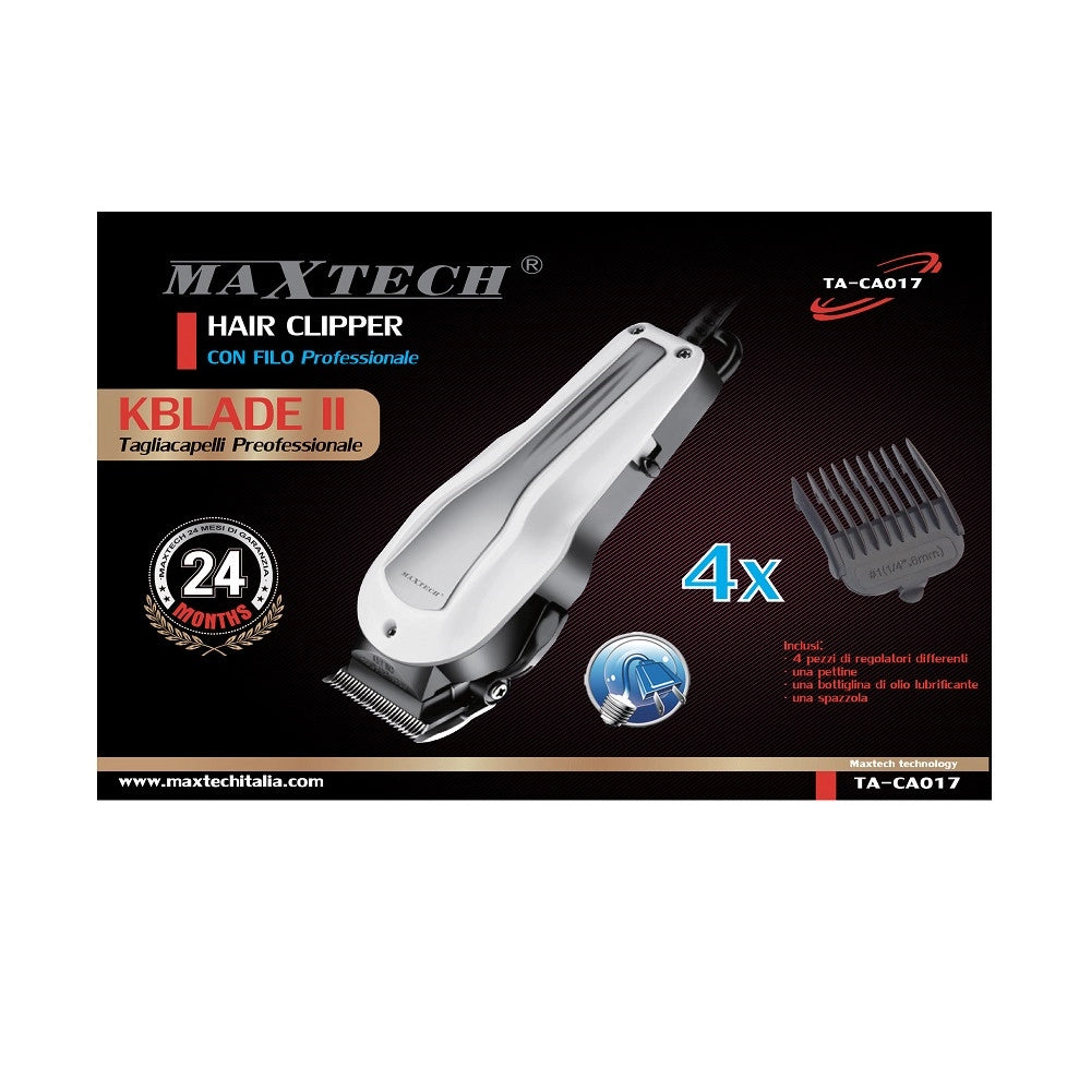 Trade Shop - Taglia Capelli Barba Maxtech Per Uomo Professionale Rasoio Elettrico Ta-ca017 -