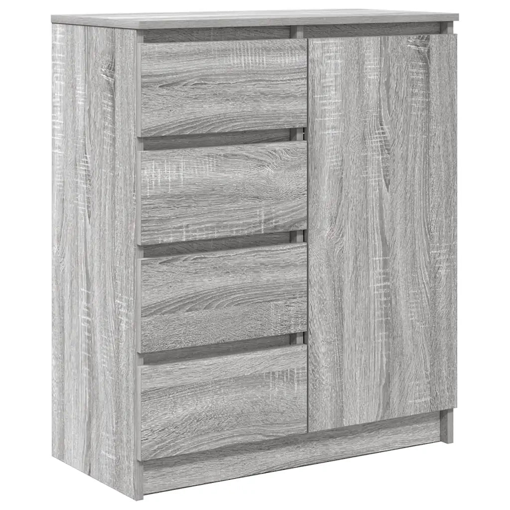 Credenza con Cassetti-Buffet-Armadio da cucina Grigio Sonoma 71x35x84 cm in Truciolato