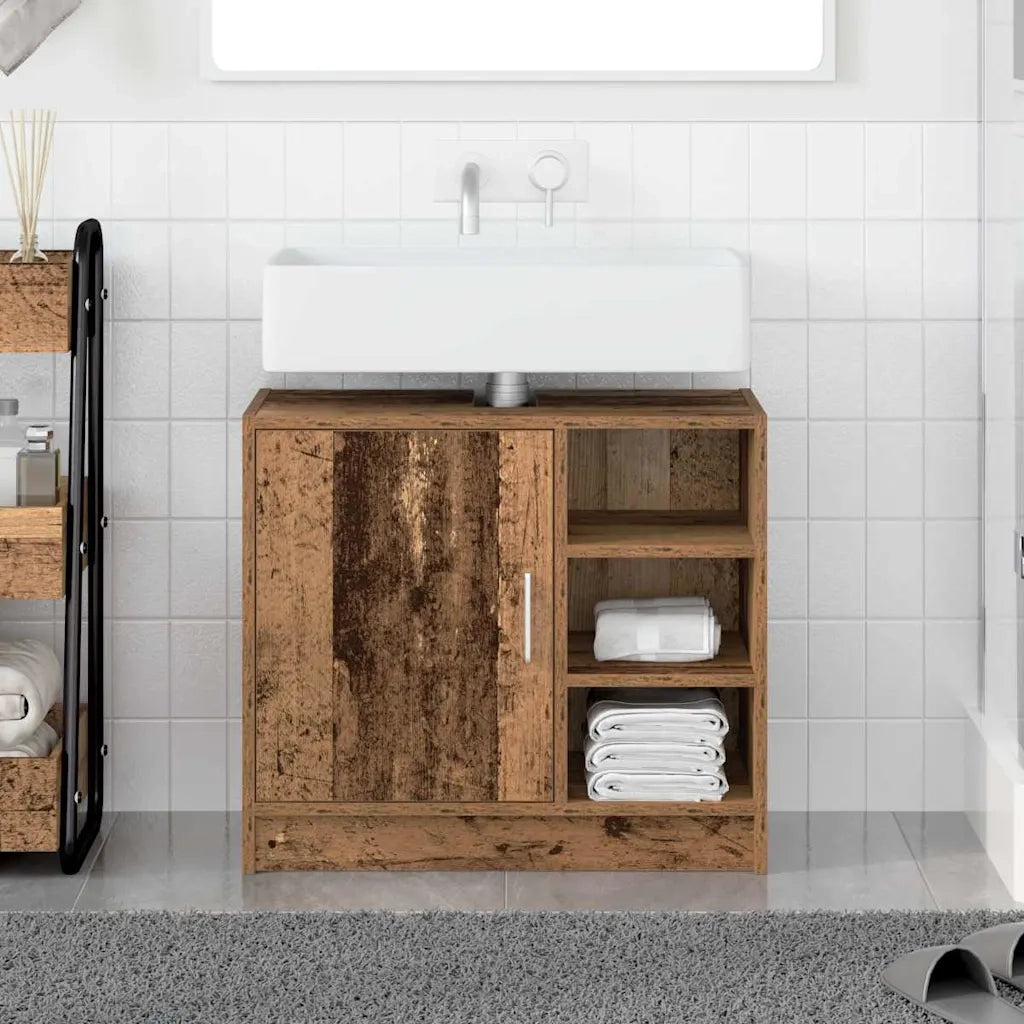 Mobile da Bagno | Armadio da bagno Legno vecchio 63 x 29 x 55 cm Legno multistrato