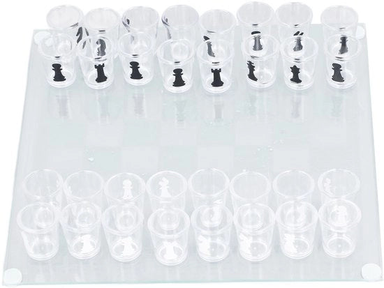 Set di bicchieri da cocktail con 32 bicchieri - Materiale ecologico - Serate di gioco - Feste - Viaggi - Esperienza di gioco unica - Gioco dei drink