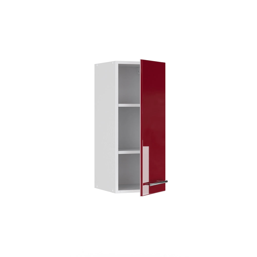Vicco Pensile da cucina Rosso bordeaux lucido 30 cm